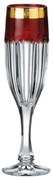 Ποτήρι Σαμπάνιας 150ml Safari Rubin - Crystal Bohemia - 6 ΤΜΧ