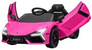 AIYAPLAY Ηλεκτρικό Αυτοκίνητο για Παιδιά 3-5 ετών, Ομαλή Κίνηση, Τηλεκατευθυνόμενο, με Κόρνα, Πλαστικό και Μέταλλο, Ροζ