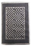 Ταπέτο Polycotton Labyrinth Grey ESPIEL 50x80εκ. LAX207