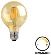 Λαμπτήρας LED G80 Bulb dimmable 8W E27 amber