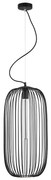 Φωτιστικό Οροφής  SE21-BL-30 MED BLACK METAL GRID PENDANT E4 - 77-8230 - 51W - 100W - 77-8230