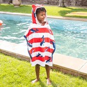 Παιδικό Πόντσο Swim Essentials Whale Red
