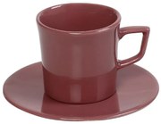 Φλυτζάνι Espresso 100ml + Πιατάκι Espiel Essentials Pomegranate OWD105K6