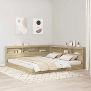 vidaXL Βιβλιοθήκη Κρεβάτι Σοναμά 180 x 200 εκ, Ξύλο καλής ποιότητας