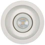 Φωτιστικό Οροφής Χωνευτό VK/09060  Φ15,5x5,6cm 1xGU10 35W White VKLed