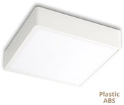 Πλαφονιέρα Λευκή L:300X300 Donousa - 21W - 50W - 4209301