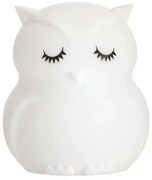 Φωτιστικό Νυκτός Mini Light Owl ANG-213 15x12x12cm White-Black Ango