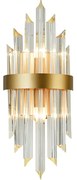 Φωτιστικό Επίτοιχο Aca EG6172W54CG EMPIRE Διάφανο (Transparent)