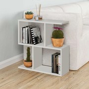Βοηθητικό τραπεζάκι Homemania Megapap από μελαμίνη χρώμα λευκό 60x20x60εκ.-GP037-0018,3