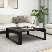 vidaXL Τραπεζάκι Σαλονιού Μαύρο 100x100x35 εκ. από Μοριοσανίδα