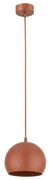 Κρεμαστό Φωτιστικό Οροφής 1xE27 Φ17cm Zoe TK Lighting -10174-Κόκκινο 10174