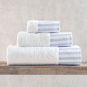 Πετσέτες Eloise Σε Κουτί (Σετ 3τμχ) Light Blue Ρυθμός Σετ Πετσέτες 70x140cm 100% Πενιέ Βαμβάκι