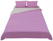 Heinner HR-KGBED144-MOV Σετ Σεντόνια Διπλά 200x220εκ. Μωβ 4τμχ