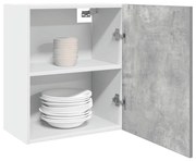 vidaXL Κρεμαστό Ντουλάπι "Lyon" Γκρι Σκυρόδεμα 50x31x60 εκ. από Τεχνητό Ξύλο