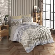 Μαξιλαροθήκη Αθηνά 406 Beige DimCol 50Χ70 50x70cm Βαμβάκι-Πολυέστερ