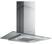 Pyramis Cielo Premium Απορροφητήρας Νησίδας (Οροφής) Inox με Γυαλί Ασφαλείας 90 x 60 cm