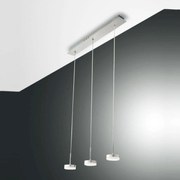 Φωτιστικό Οροφής Led Dunk 3239-47-212 Aluminium Fabas Luce Μέταλλο