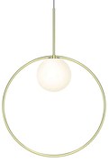 Φωτιστικό Οροφής Bola Halo 18/6 10633 Φ45,7cm Dim Led 1100lm 12W Brass Pablo Designs