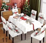 Χριστουγεννιάτικο Σετ Τραπεζαρίας 7 τμχ 150x220 Σχέδιο Νο3