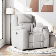 vidaXL Ανακλινόμενη καρέκλα Γκρι σύννεφο Ύφασμα