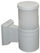 Απλίκα Εξωτερικού Χώρου Αλουμινίου Φ90mm Ε27 Lumen-9-90346-Γκρι 9-90346