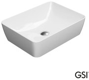 Νιπτήρας Πορσελάνης Sand 60x38 GSI White 9036-300