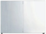 Sanitec Ορθογώνιος Καθρέπτης Μπάνιου - Ντουλάπι σε 5 αποχρώσεις Υ60xM100XB16cm