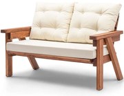 Καναπές Διθέσιος Abant 676HDS1142 131x80x88cm Cream Διθέσιος