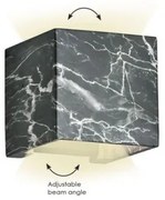 Απλίκα Φωτιστικό Τοίχου IP65 Davos 14x14x14 Viokef-4202803-Μαύρο 4202803