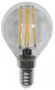 Adeleq Led Λάμπα Cog Σφαιρικό Διάφανο Ε14 4W 230V Θερμό 13-1411400