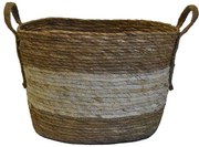 Καλάθι 00.06.67276 38x30x27cm Ecru-Brown Mat