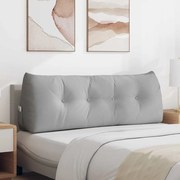 vidaXL Μαξιλάρι Πλάτης Σκίουρος Γκρί 140 x 24 x 50 εκ ύφασμα