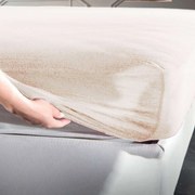 Σεντόνι Jersey Με Λάστιχο Beige La Luna Μονό 100x200cm Με Λάστιχο 100% Cotton