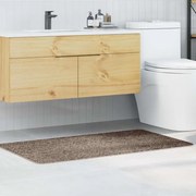 vidaXL Πάτος μπάνιου  Ορθογώνιος Καφέ 70x120 εκ. Πολυπροπυλένιο Αντιολισθητικός