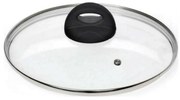 Καπάκι Κατσαρόλας Petra 70.020.120 Φ20cm Clear-Black Cryspo Trio Glass