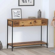 vidaXL Τραπέζι κονσόλας Other Παλαιό ξύλο 100 x 34.5 x 75 εκ.
