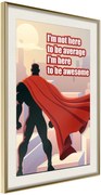 Αφίσα - Be Your Own Superhero - 40x60 - Χρυσό - Με πασπαρτού