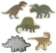 Σετ 5 Παζλ Α Little Lovely Company Dinosaurs PGPUDI06
