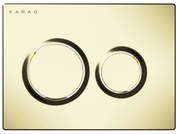 Karag O230-021 Olimpos Πλακέτα Καζανακίου Διπλής Λειτουργίας Gold Matt
