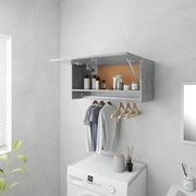 vidaXL Ντουλάπα Γκρι Σκυροδέματος 70 x 32,5 x 35 εκ. από Μοριοσανίδα