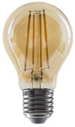 LED FILAMENT E27 DIM A60 AMBER 8W 2700K 230V AC 900LM RA80 - 2700K - ELIOR8WWDIMAM