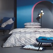 Μαξιλαροθήκες Vicente 32 (Σετ 2τμχ) Army Blue -Beige Kentia 50Χ70 100% Πενιέ Βαμβάκι