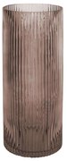Βάζο Allure PT3679BR 12x12x30cm Brown Present Time Glass