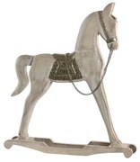 Διακοσμητική Φιγούρα Home ESPRIT Ασημί Φυσικό Άλογο 53 X 10 X 60 CM
