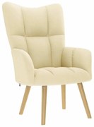 Πολυθρόνα Relax Κρεμ Υφασμάτινη