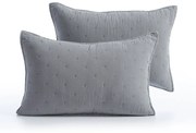 Σετ Μαξιλαροθήκες Eydis Grey 2x(52x72) - Nef-Nef Homeware