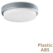 Πλαφονιέρα Ασημί D:200 Tinos - 1.5W - 20W - 4171700