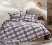 Σετ Παπλωματοθηκη Υπερδιπλη Charlie Grey 240X230 Nef-Nef Homeware