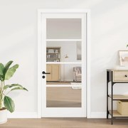 vidaXL Εσωτερική Πόρτα με Γυαλί Λευκό 86 x 198.5 cm