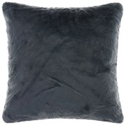 Γούνινη Διακοσμητική Μαξιλαροθήκη (45x45) Silk Fashion NX202 Anthracite